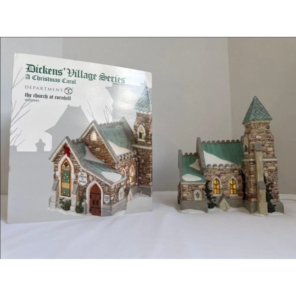 Dickens Village Department 56 The Church At Cornhill 2011 Retired
